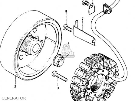 GENERATOR - GS1100G 1984 (E) GENERAL EXPORT (E01)