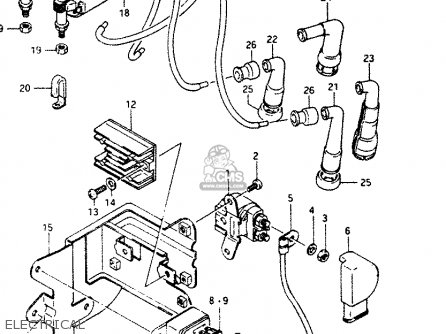 ELECTRICAL - GS1100G 1984 (E) GENERAL EXPORT (E01)