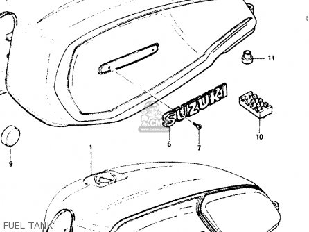 FUEL TANK - GS1100G 1984 (E) GENERAL EXPORT (E01)