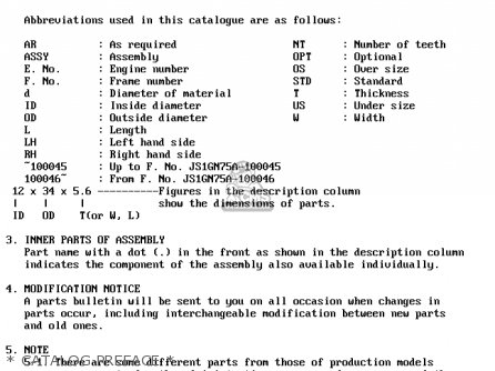 * CATALOG PREFACE * - GS1100G 1984 (E) GENERAL EXPORT (E01)