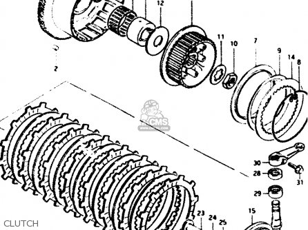 CLUTCH - GS1100G 1985 (F) GENERAL EXPORT (E01)