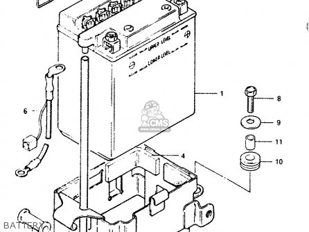 BATTERY - GS1100G 1985 (F) GENERAL EXPORT (E01)