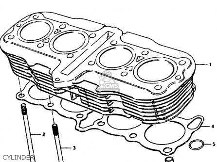 CYLINDER - GS1100G 1985 (F) GENERAL EXPORT (E01)