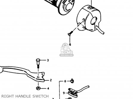 RIGHT HANDLE SWITCH - GS1100G 1985 (F) GENERAL EXPORT (E01)