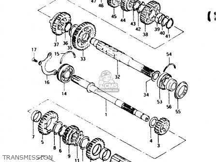 TRANSMISSION - GS1100G 1986 (G) GENERAL EXPORT (E01)