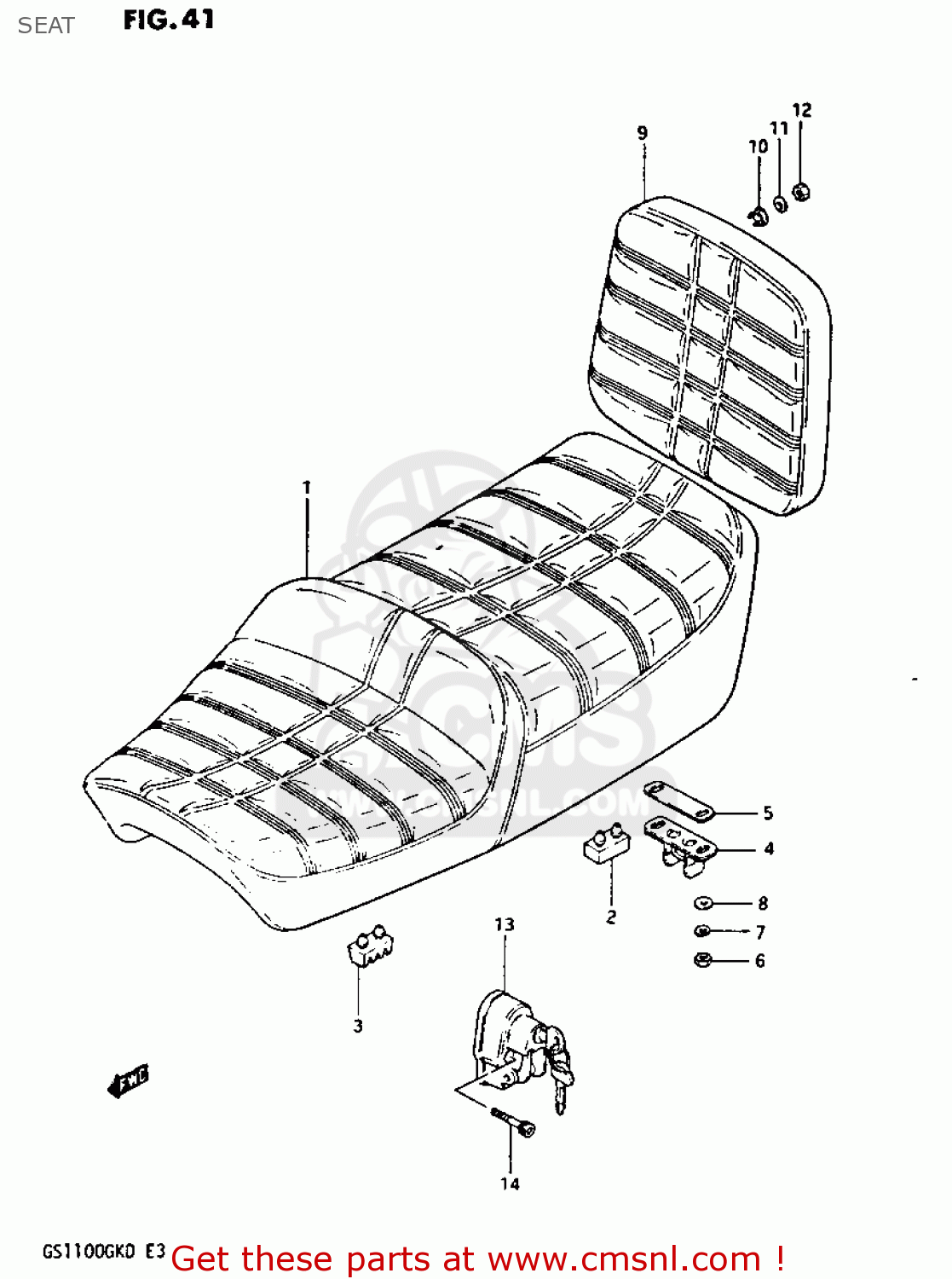 SEAT GS1100GK 1982 (Z) GENERAL EXPORT (E01)
