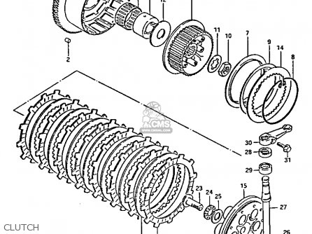 CLUTCH - GS1100GK 1982 (Z) GENERAL EXPORT (E01)