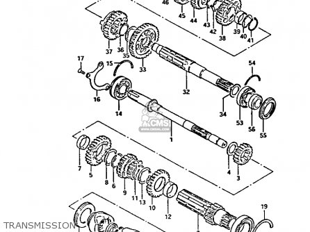 TRANSMISSION - GS1100GK 1982 (Z) GENERAL EXPORT (E01)