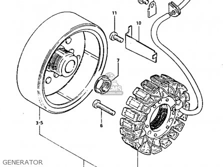 GENERATOR - GS1100GK 1982 (Z) GENERAL EXPORT (E01)