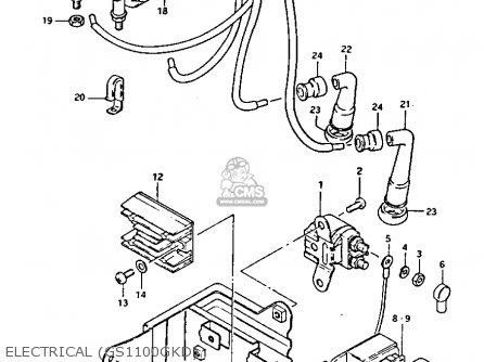 ELECTRICAL (GS1100GKD) - GS1100GK 1982 (Z) GENERAL EXPORT (E01)