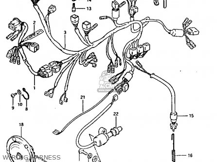 WIRING HARNESS - GS1100GK 1982 (Z) GENERAL EXPORT (E01)