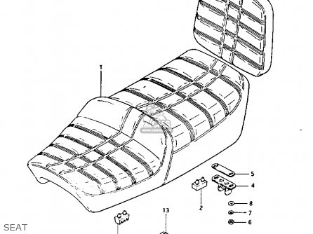SEAT - GS1100GK 1982 (Z) GENERAL EXPORT (E01)