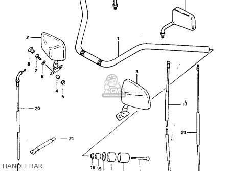 HANDLEBAR - GS1100GK 1982 (Z) GENERAL EXPORT (E01)