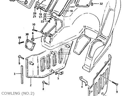 COWLING (NO.2) - GS1100GK 1982 (Z) GENERAL EXPORT (E01)