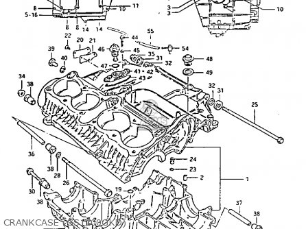 CRANKCASE (GS1100GKD) - GS1100GK 1982 (Z) GENERAL EXPORT (E01)