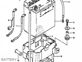 BATTERY - GS1100GK 1982 (Z) USA (E03)