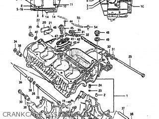 CRANKCASE (GS1100GKD) - GS1100GK 1982 (Z) USA (E03)