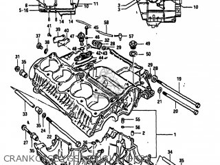 CRANKCASE (GS1100GKZ/GK2) - GS1100GK 1982 (Z) USA (E03)