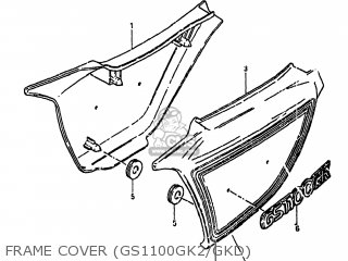 FRAME COVER (GS1100GK2/GKD) - GS1100GK 1982 (Z) USA (E03)
