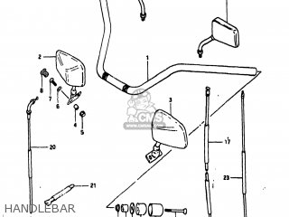 HANDLEBAR - GS1100GK 1982 (Z) USA (E03)