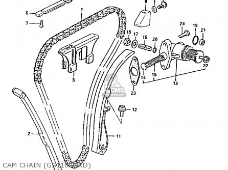 CAM CHAIN (GS1100GKD) - GS1100GK 1983 (D) GENERAL EXPORT (E01)