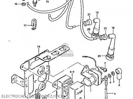 ELECTRICAL (GS1100GKZ/GK2) - GS1100GK 1983 (D) GENERAL EXPORT (E01)