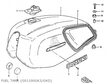 FUEL TANK (GS1100GK2/GKD) - GS1100GK 1983 (D) GENERAL EXPORT (E01)