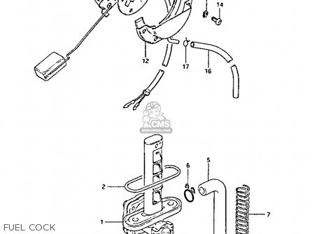 FUEL COCK - GS1100GK 1983 (D) GENERAL EXPORT (E01)