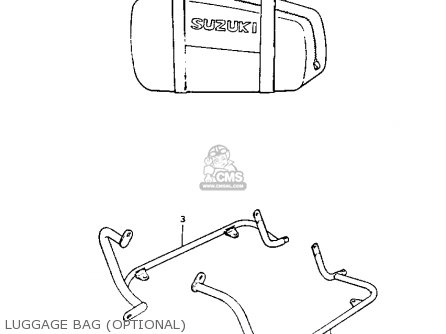 LUGGAGE BAG (OPTIONAL) - GS1100GK 1983 (D) GENERAL EXPORT (E01)