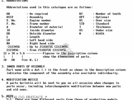* CATALOG PREFACE * - GS1100GK 1983 (D) GENERAL EXPORT (E01)