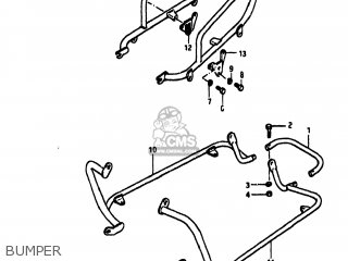 BUMPER - GS1100GK 1983 (D) USA (E03)