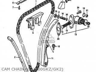 CAM CHAIN (GS1100GKZ/GK2) - GS1100GK 1983 (D) USA (E03)
