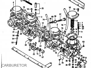 CARBURETOR - GS1100GK 1983 (D) USA (E03)