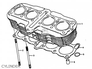 CYLINDER - GS1100GK 1983 (D) USA (E03)