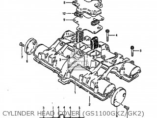 CYLINDER HEAD COVER (GS1100GKZ/GK2) - GS1100GK 1983 (D) USA (E03)