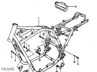 FRAME - GS1100GK 1983 (D) USA (E03)