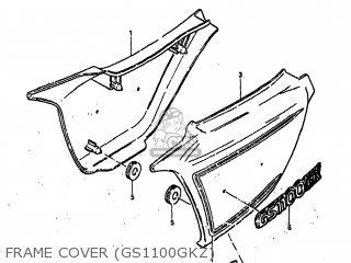 FRAME COVER (GS1100GKZ) - GS1100GK 1983 (D) USA (E03)