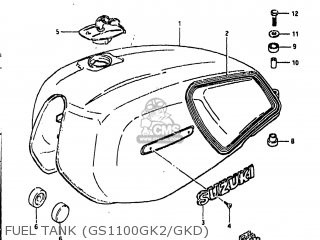 FUEL TANK (GS1100GK2/GKD) - GS1100GK 1983 (D) USA (E03)
