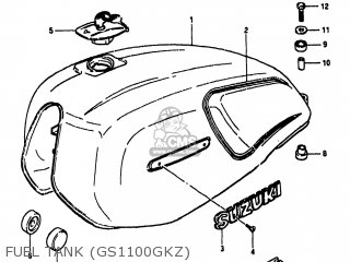 FUEL TANK (GS1100GKZ) - GS1100GK 1983 (D) USA (E03)