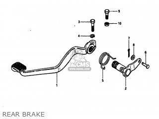 REAR BRAKE - GS1100GK 1983 (D) USA (E03)