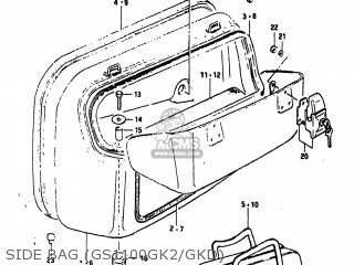 SIDE BAG (GS1100GK2/GKD) - GS1100GK 1983 (D) USA (E03)