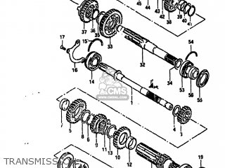 TRANSMISSION - GS1100GK 1983 (D) USA (E03)