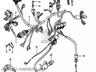 WIRING HARNESS - GS1100GK 1983 (D) USA (E03)