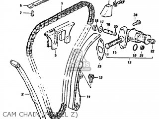 CAM CHAIN (MODEL Z) - GS1100GL 1982 (Z) USA (E03)