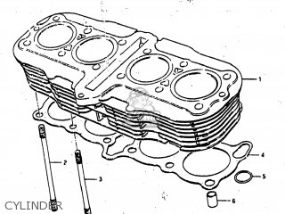 CYLINDER - GS1100GL 1982 (Z) USA (E03)