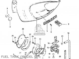 FUEL TANK (MODEL D) - GS1100GL 1982 (Z) USA (E03)