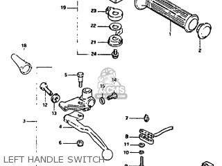 LEFT HANDLE SWITCH - GS1100GL 1982 (Z) USA (E03)
