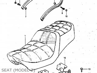 SEAT (MODEL Z) - GS1100GL 1982 (Z) USA (E03)
