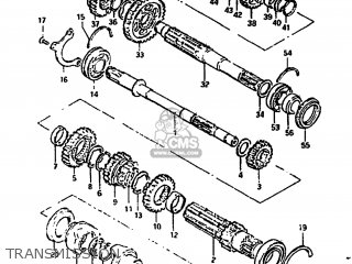 TRANSMISSION - GS1100GL 1982 (Z) USA (E03)