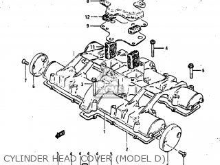 CYLINDER HEAD COVER (MODEL D) - GS1100GL 1983 (D) USA (E03)
